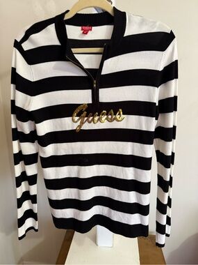 New Guess 1/4 Zip Sweater